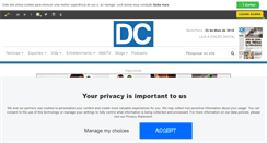 Desktop Screenshot of diariodecanoas.com.br